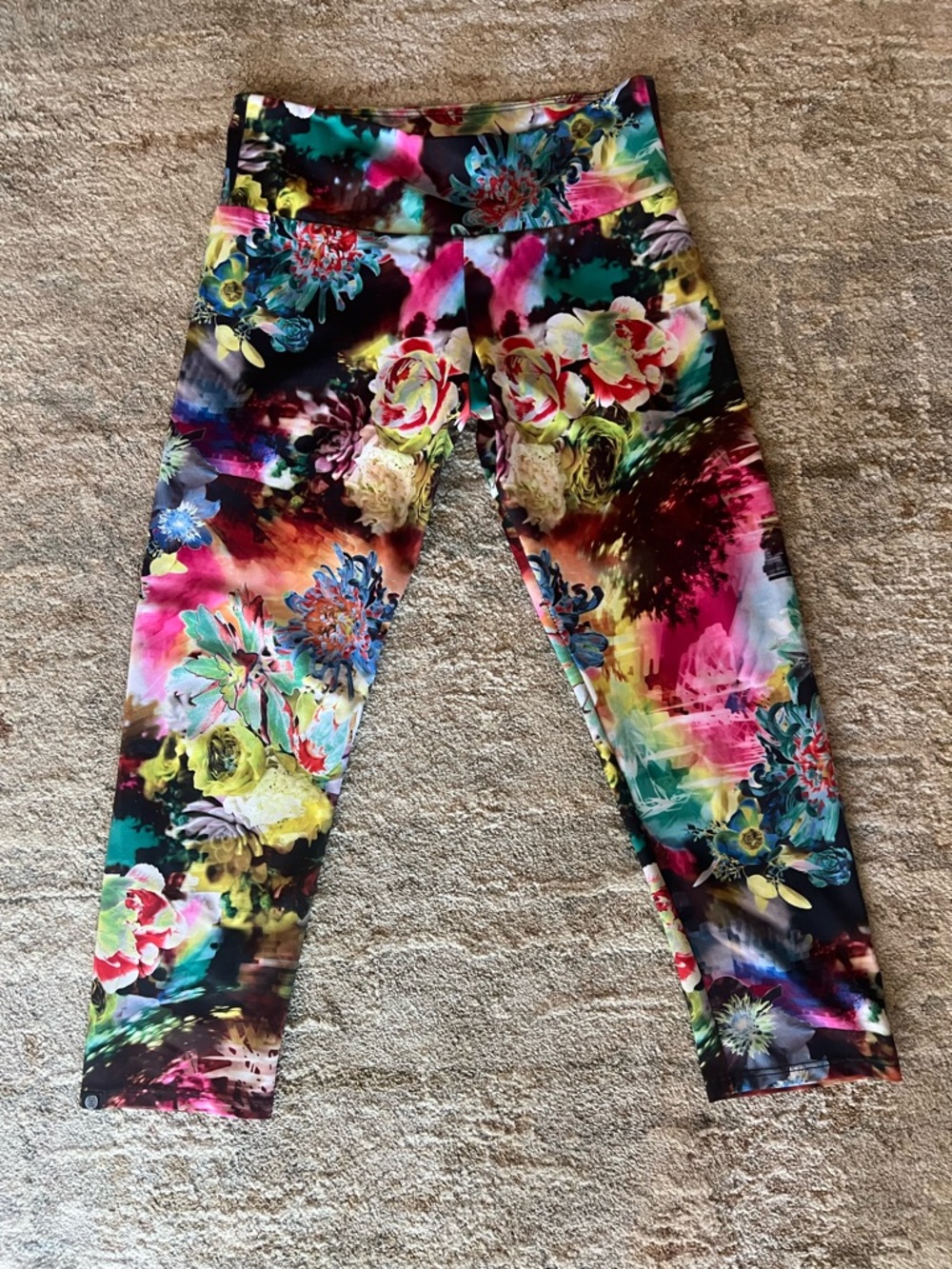 Onzie Floral Multicolor Yoga Leggings